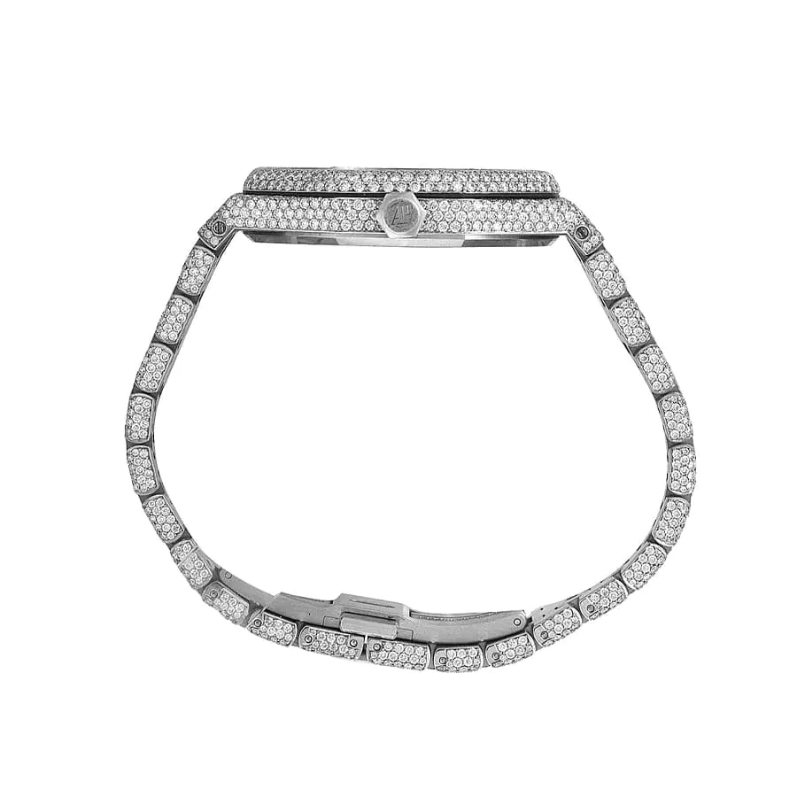 ap royal oak pave diamond replica