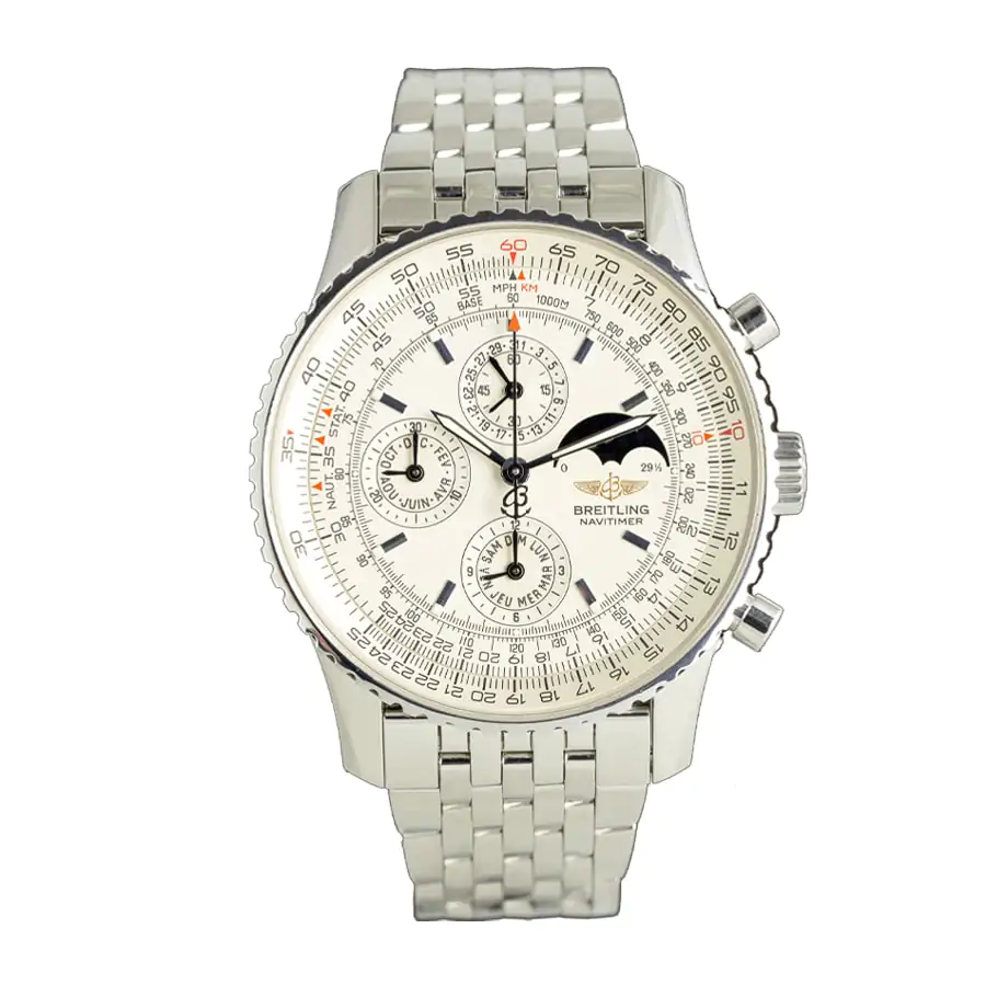 breitling navitimer olympus a19340 white dial replica.png