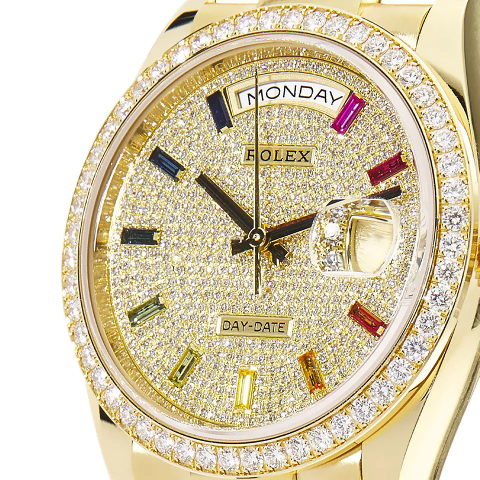 rolex day date 128348rbr 0030 diamond replica
