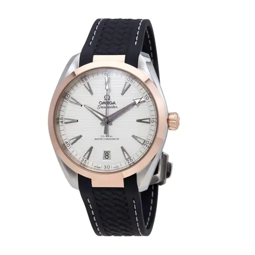 omega seamaster 220.22.41.21.02.001 aqua terra gold silver replica