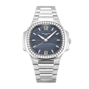 patek philippe nautilus steel set diamond 7018 1a mother of perl blue dial replica 1.png