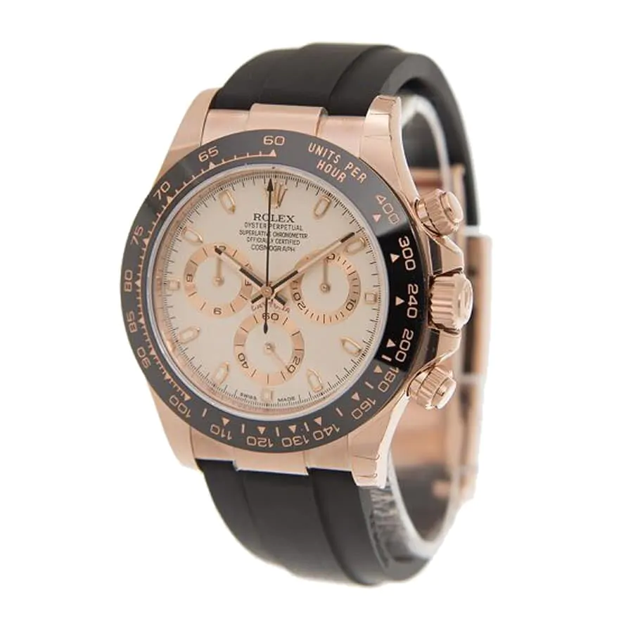 rolex daytona 116515ln 0014 everose gold ivory replica