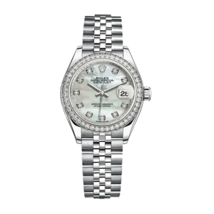 rolex datejust 28mm 279384rbr white gold automatic silver with diamond dial.png