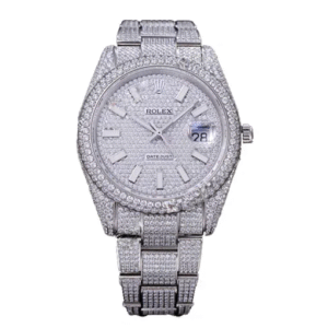 rolex datejust 41mm stainless steel diamond iced out set with diamond pave dial 11633455.png