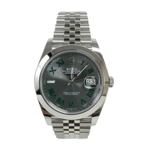 rolex datejust ii perpetual grey roman dial 126300 jubilee replica.png