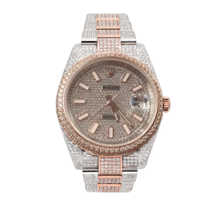 rolex datejust two tone jubilee fully iced out 126303 replica 1.png
