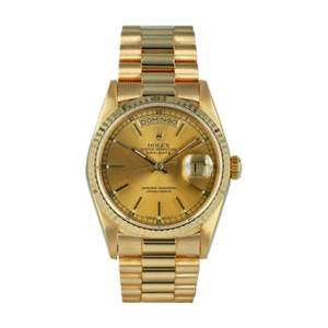 rolex day date yellow gold champagne dial 228238 replica.png
