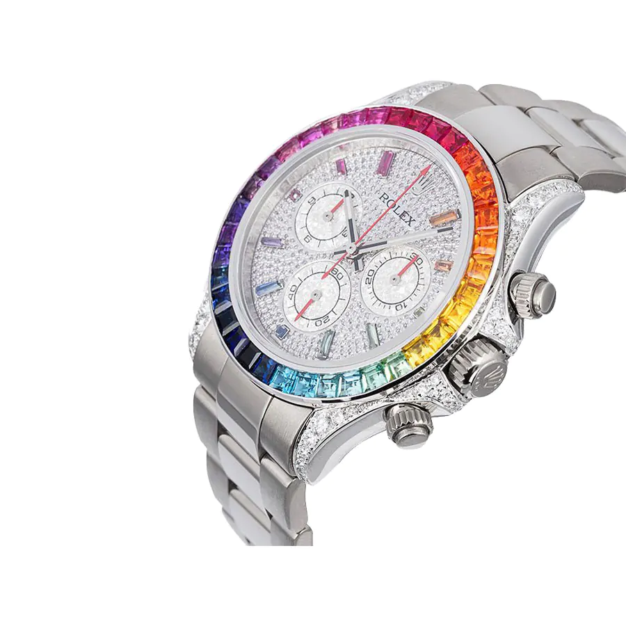 rolex daytona 116520 0016 rainbow replica