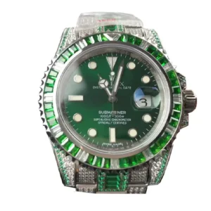 rolex submariner green diamond iced out green dial 180389 replica.jpg.webp